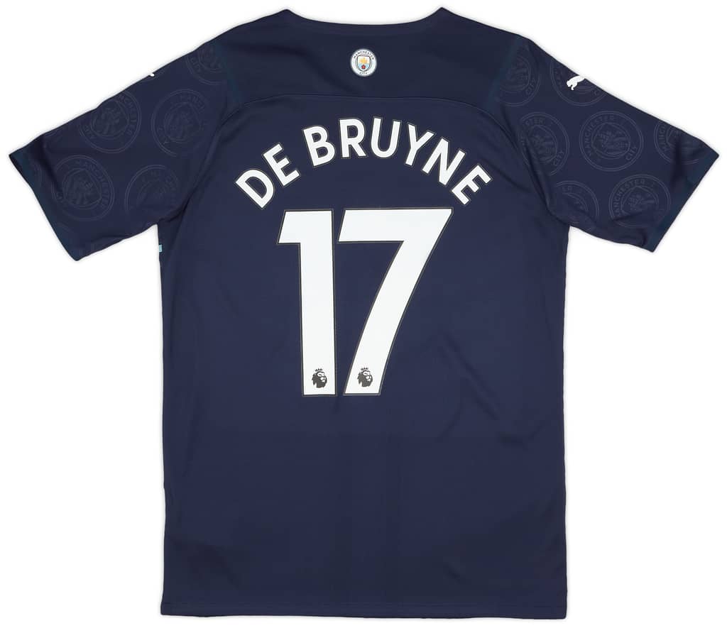 2021-22 Manchester City Player Issue Third Shirt De Bruyne #17