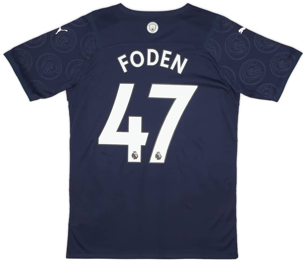 2021-22 Manchester City Player Issue Third Shirt Foden #47