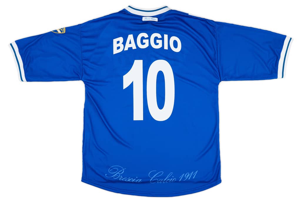 2000-01 Brescia Garman Reissue Home Shirt Baggio #10