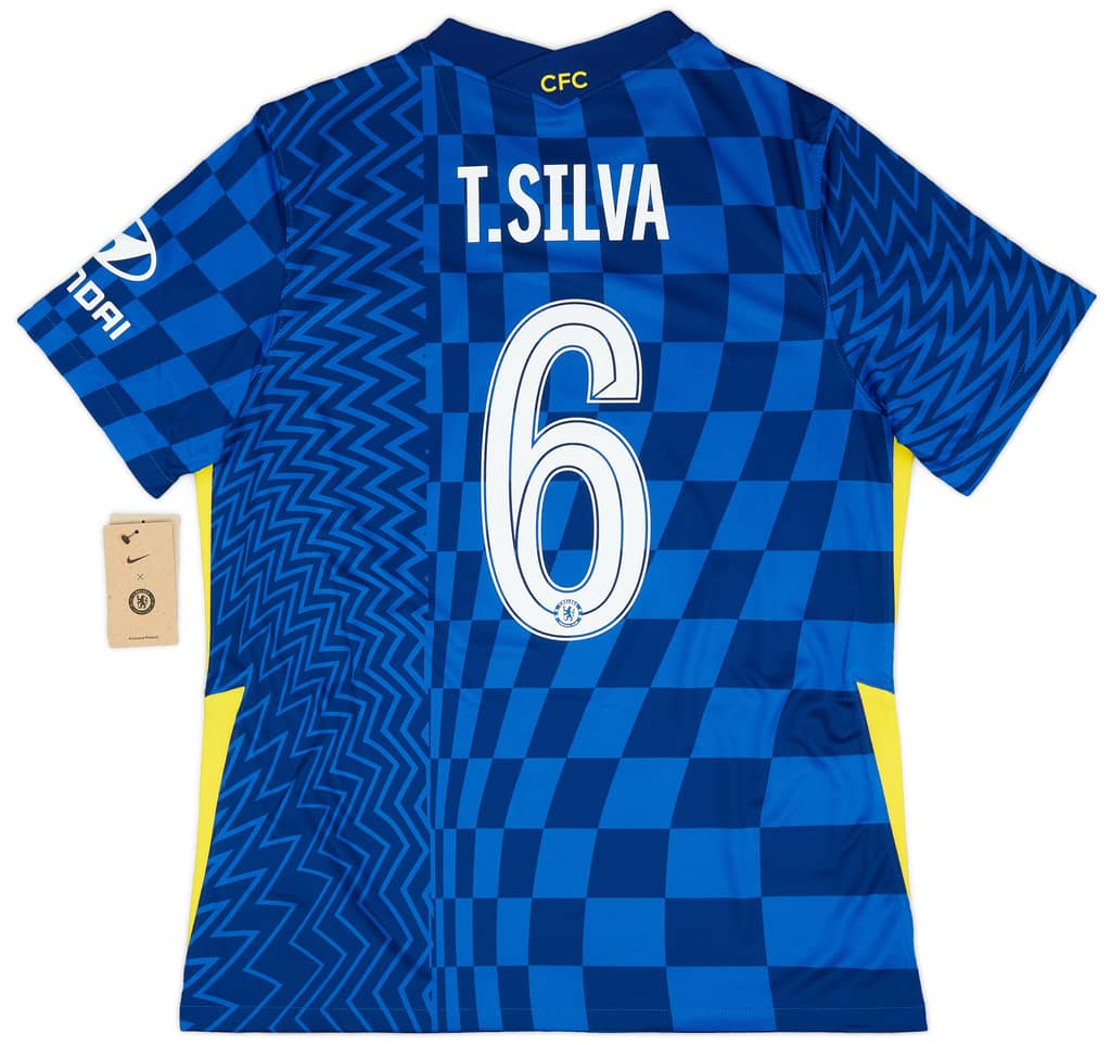 2021-22 Chelsea Home Shirt T.Silva #6