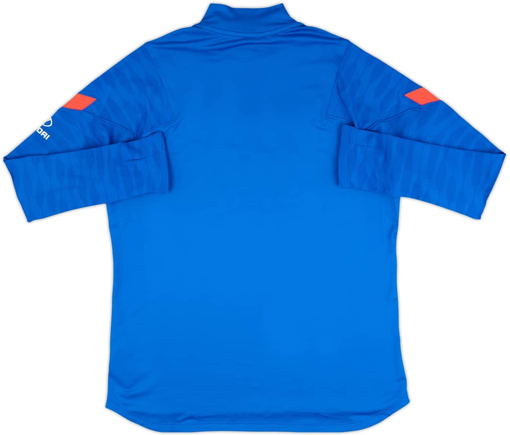 2021-22 Atletico Madrid Nike 1/4 Zip Training Top - As New - (XL)