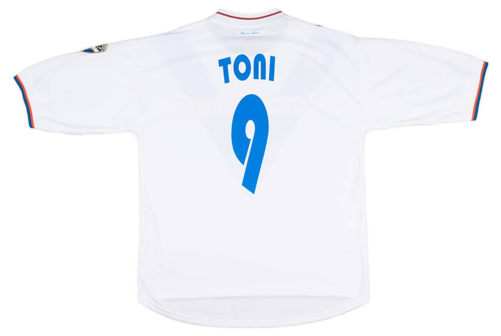 2001-02 Brescia Garman Reissue Away Shirt Toni #9