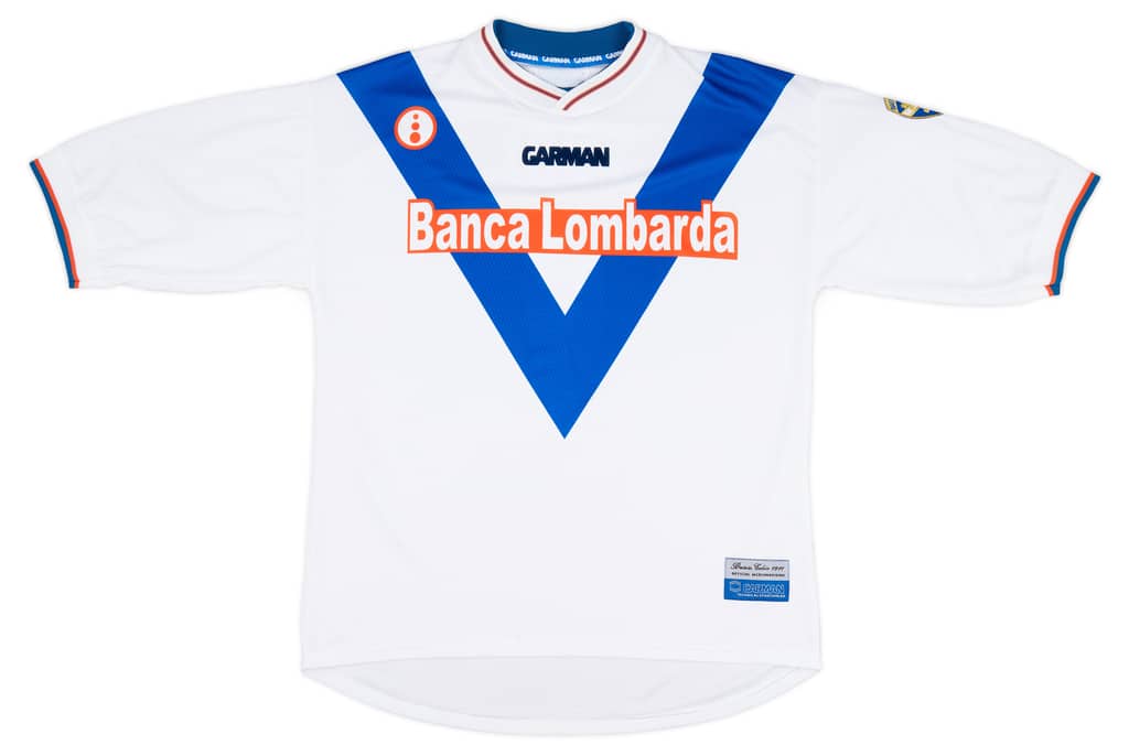 2001-02 Brescia Garman Reissue Away Shirt Toni #9