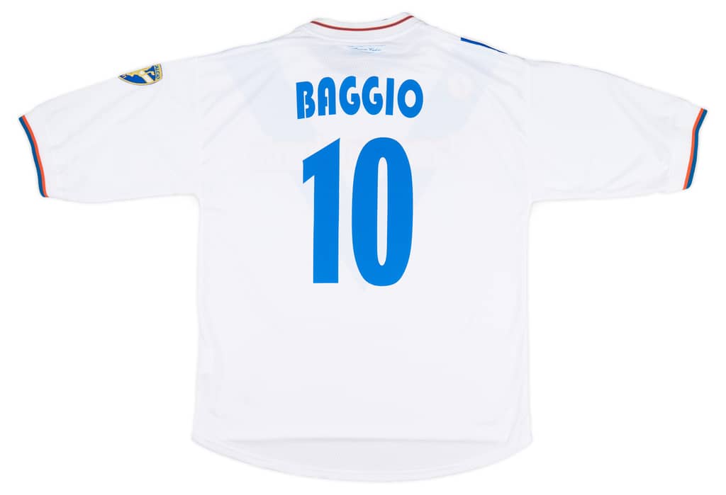 2001-02 Brescia Garman Reissue Away Shirt Baggio #10