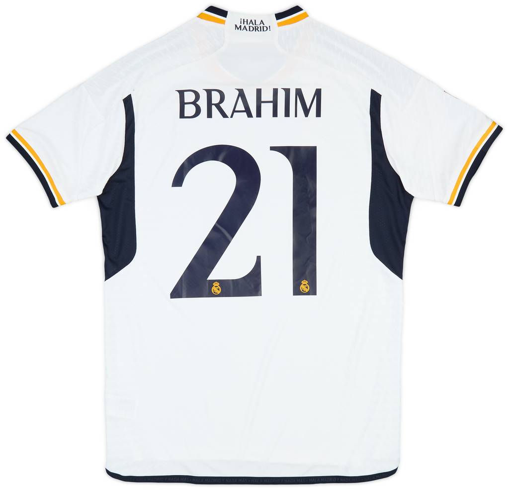2023-24 Real Madrid Authentic Home CL Shirt Brahim #21 (S)