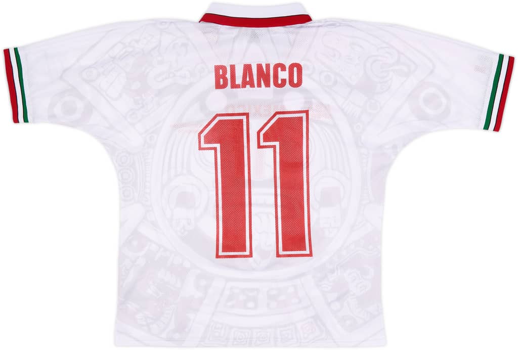 1998 Mexico ABA Sport Reissue Away Shirt Blanco #11