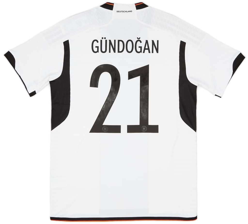 2022-23 Germany Authentic Home Shirt Gundogan #21