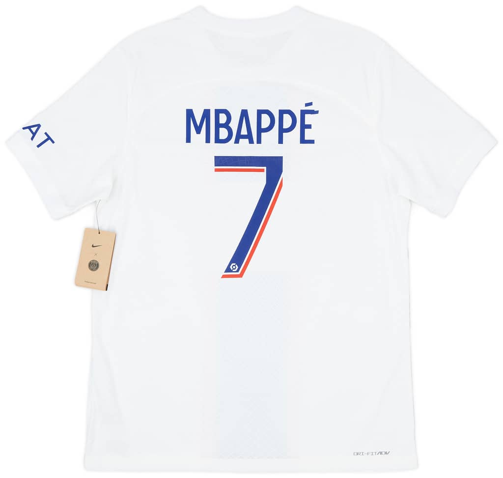 2022-23 Paris Saint-Germain Authentic Third Shirt Mbappé #7 (L)