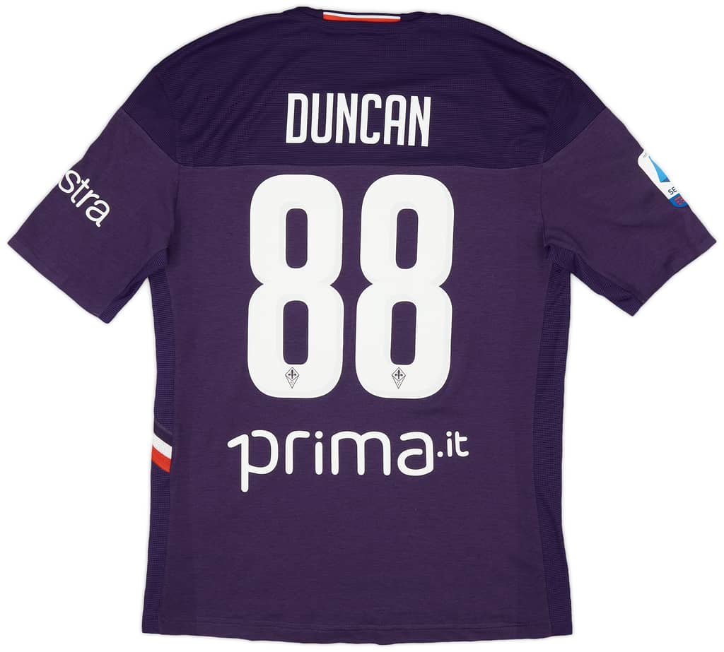 2019-20 Fiorentina Match Issue Home Shirt Duncan #88 - 5/10 - (L)