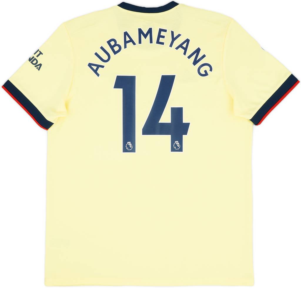 2021-22 Arsenal Away Shirt Aubameyang #14 - (S)