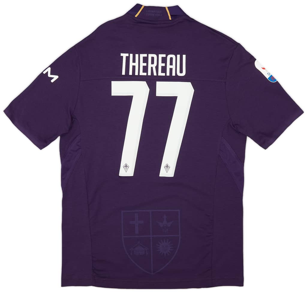 2018-19 Fiorentina Player Issue Home Shirt Thereau #77 - As New - (L)