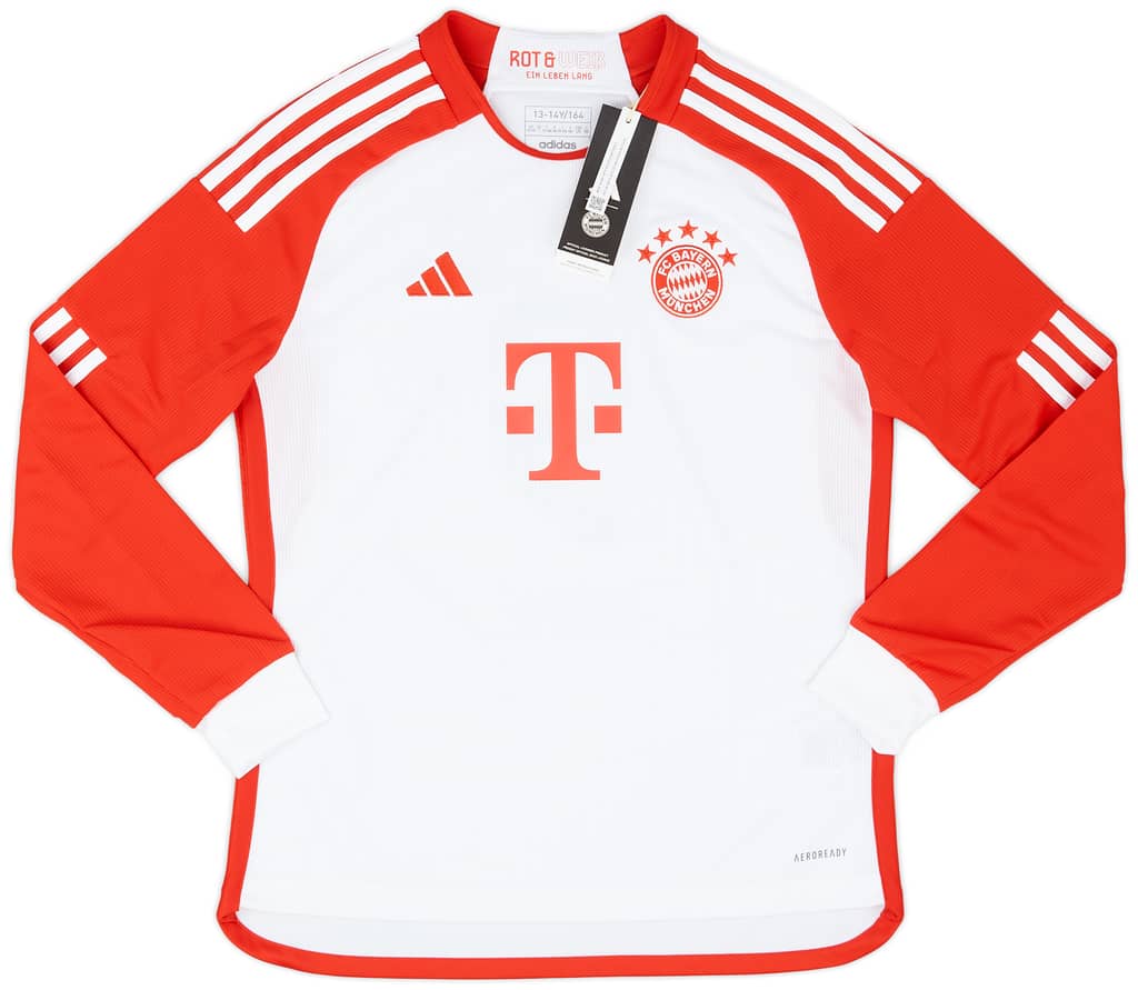 2023-24 Bayern Munich Home L/S Shirt Kane #9 - (KIDS)
