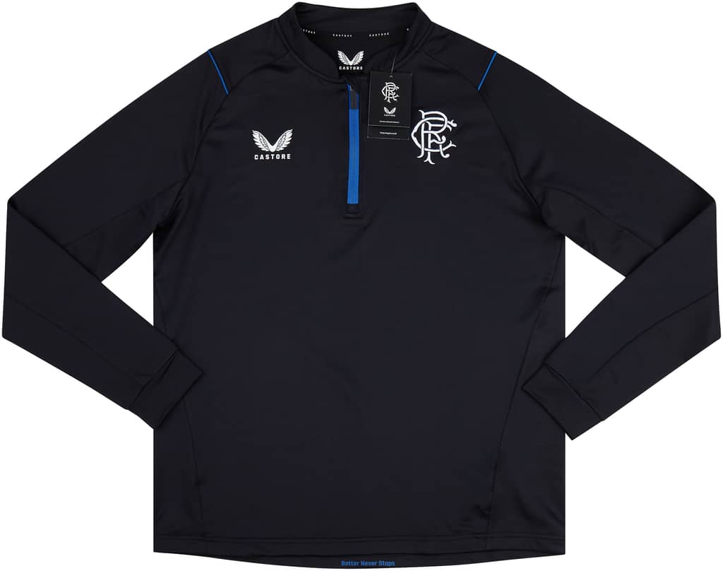 2022-23 Rangers Castore 1/4 Zip Training Top