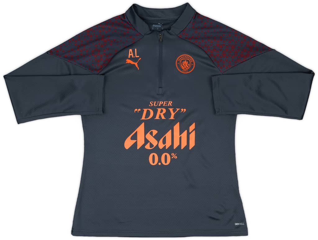 2023-24 Manchester City Women's Staff Issue 1/4 Zip Training Top #AL - 7/10 - (M)