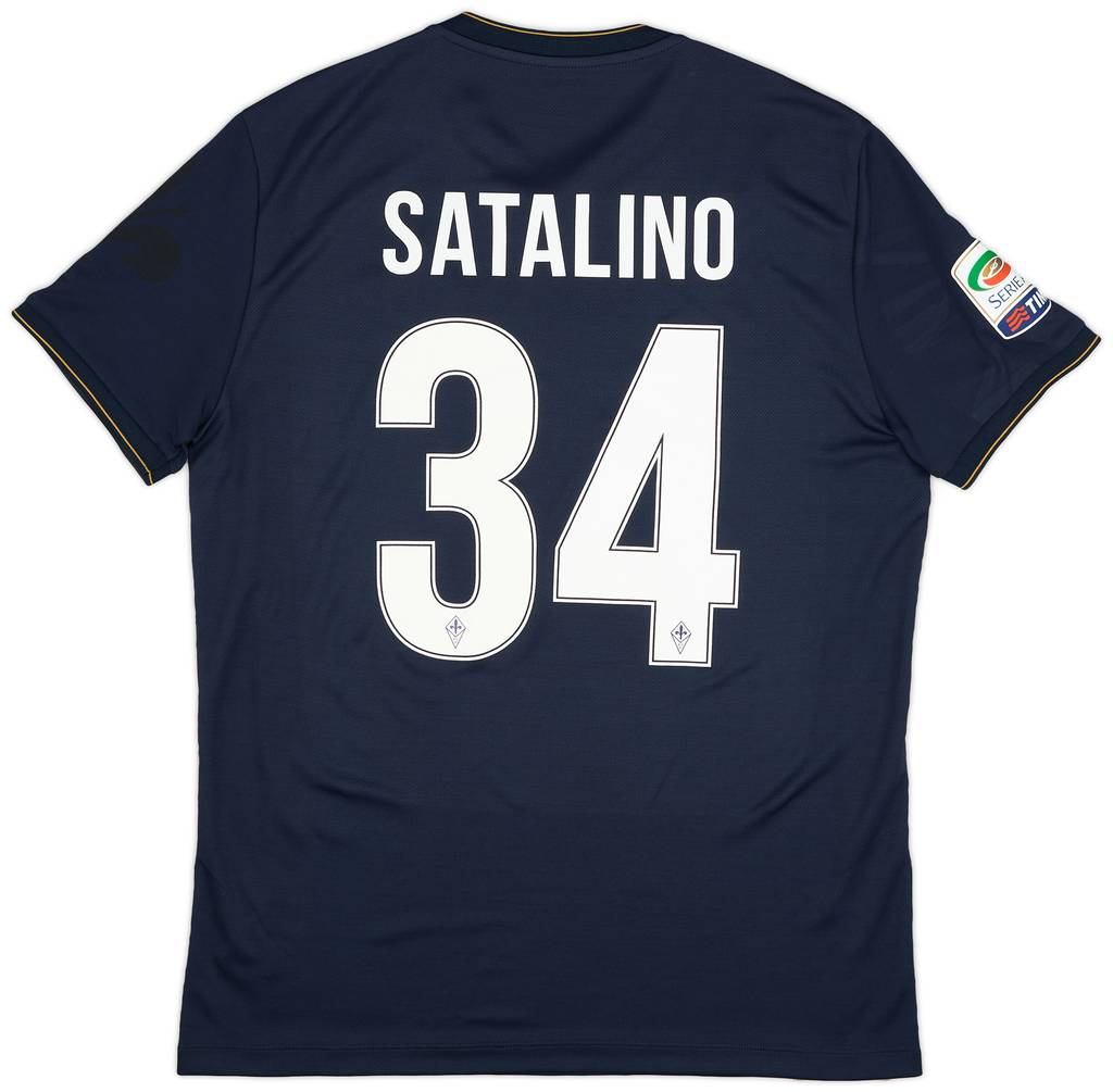 2015-16 Fiorentina Match Issue GK S/S Shirt Satalino #34 - As New - (L)