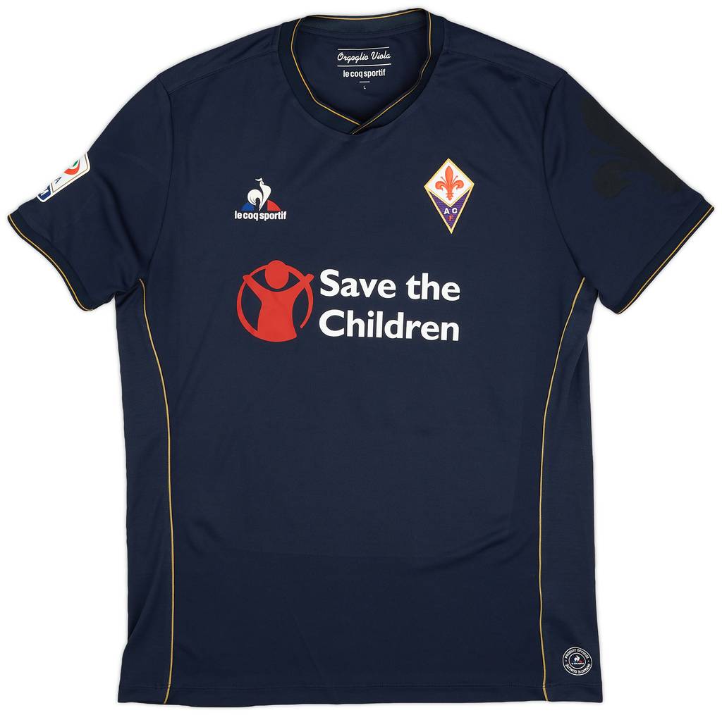2015-16 Fiorentina Match Issue GK S/S Shirt Satalino #34 - As New - (L)
