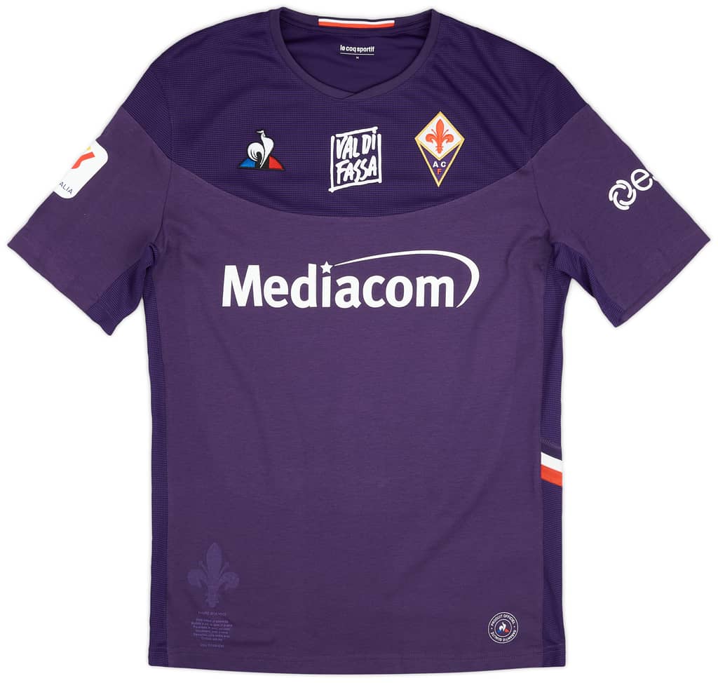 2019-20 Fiorentina Match Issue Home Shirt Zurkowski #27 - As New - (M)