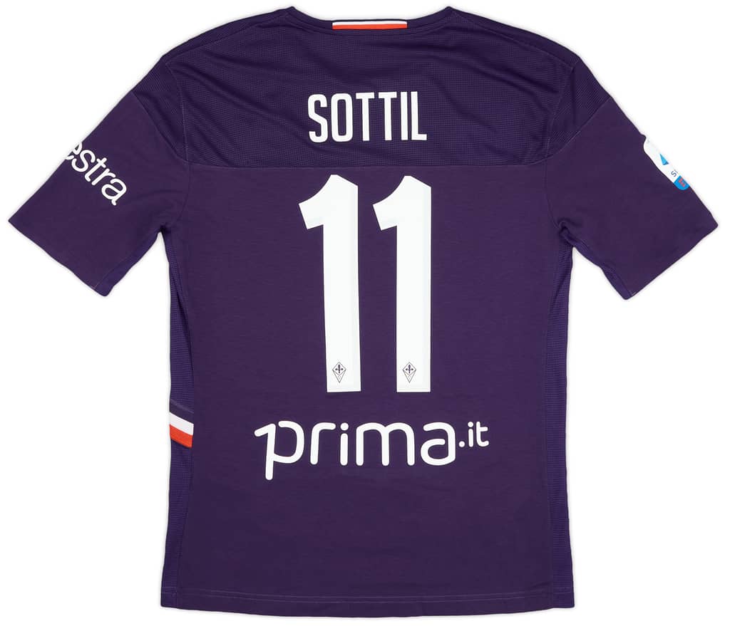 2019-20 Fiorentina Match Issue Home Shirt Sottil #11 - As New - (L)