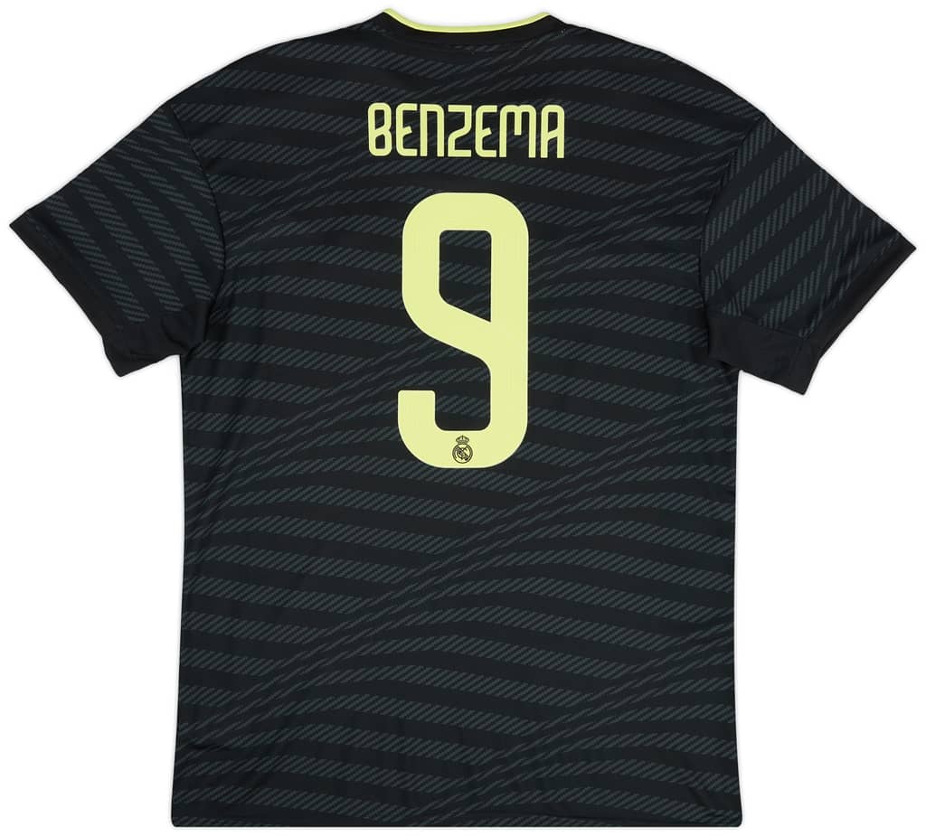 2022-23 Real Madrid Third Shirt Benzema #9