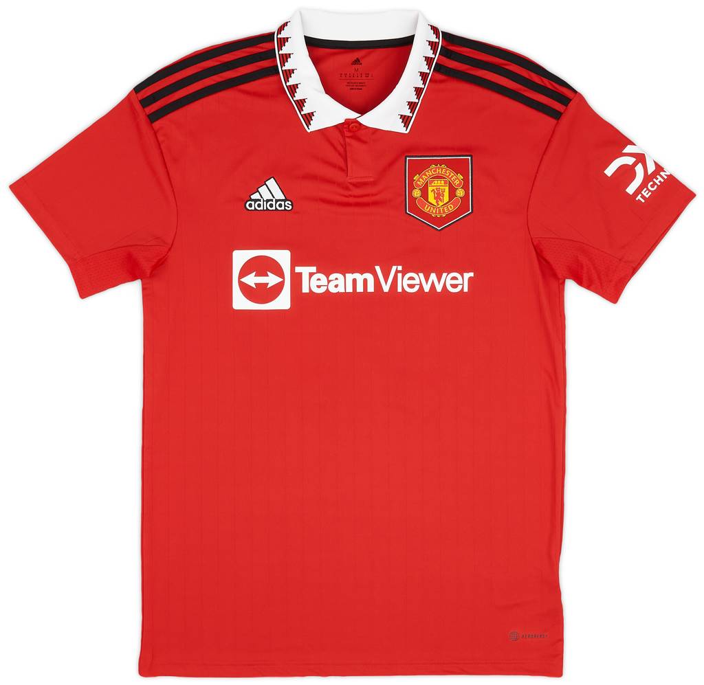 2022-23 Manchester United Home Shirt Z.Iqbal #55 (M)