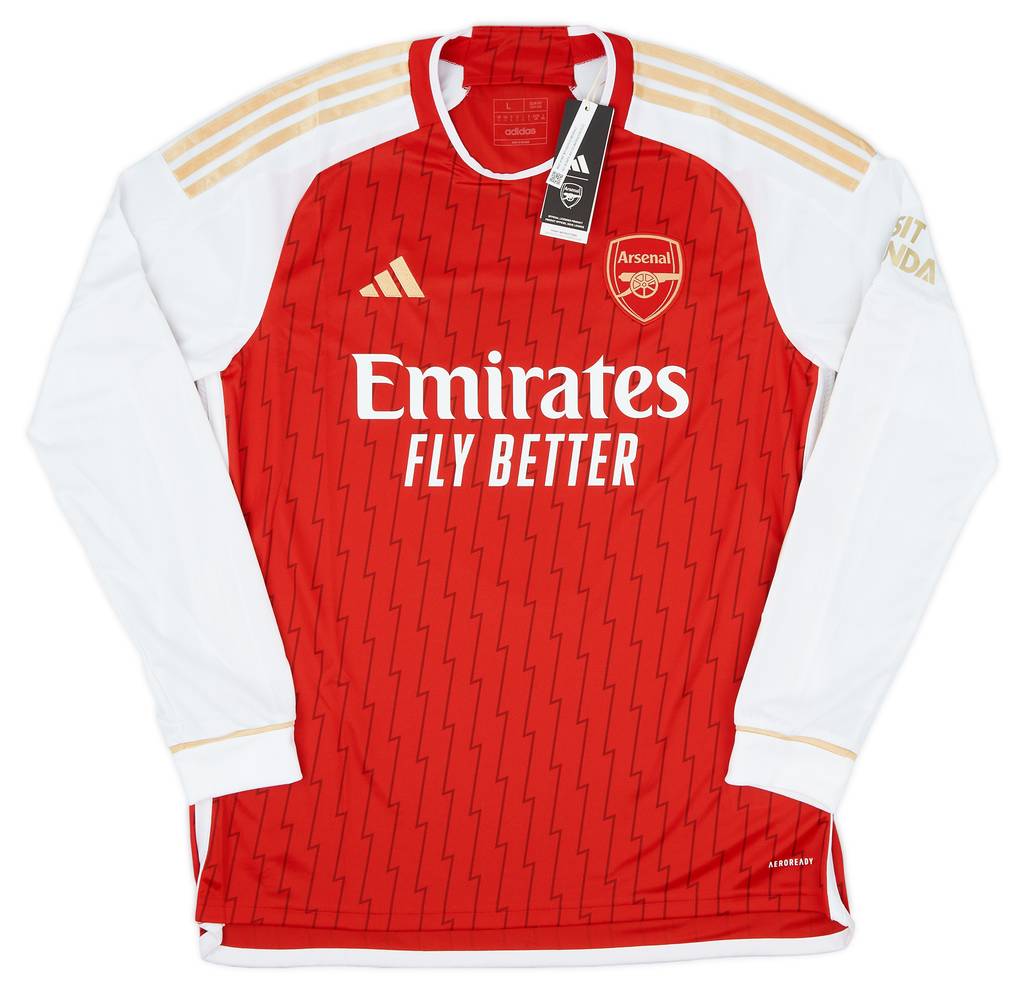 2023-24 Arsenal Home L/S Shirt Rice #41
