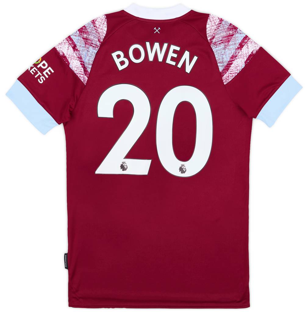 2022-23 West Ham Home Shirt Bowen #20 - As New