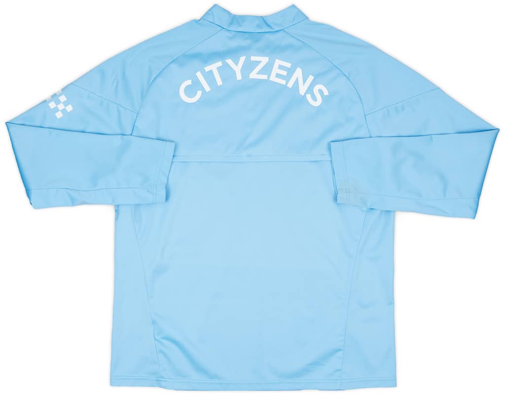 2023-24 Manchester City Player Issue 1/4 Zip Rain Top #17 (De Bruyne) - 7/10 - (L)