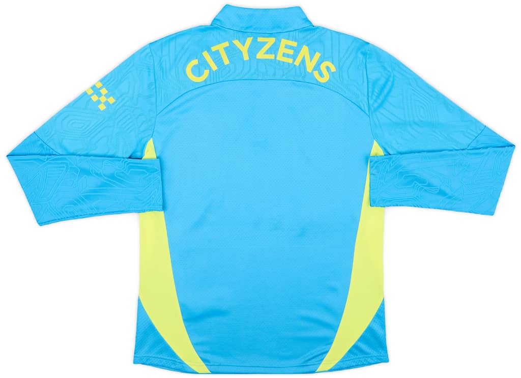 2024-25 Manchester City Player Issue 1/4 Zip Training Top #47 (Foden) - 9/10 - (S)