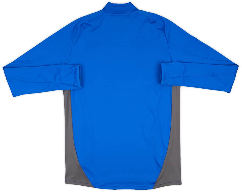 2024-25 Leeds United adidas 1/4 Zip Training Top - As New - (M)