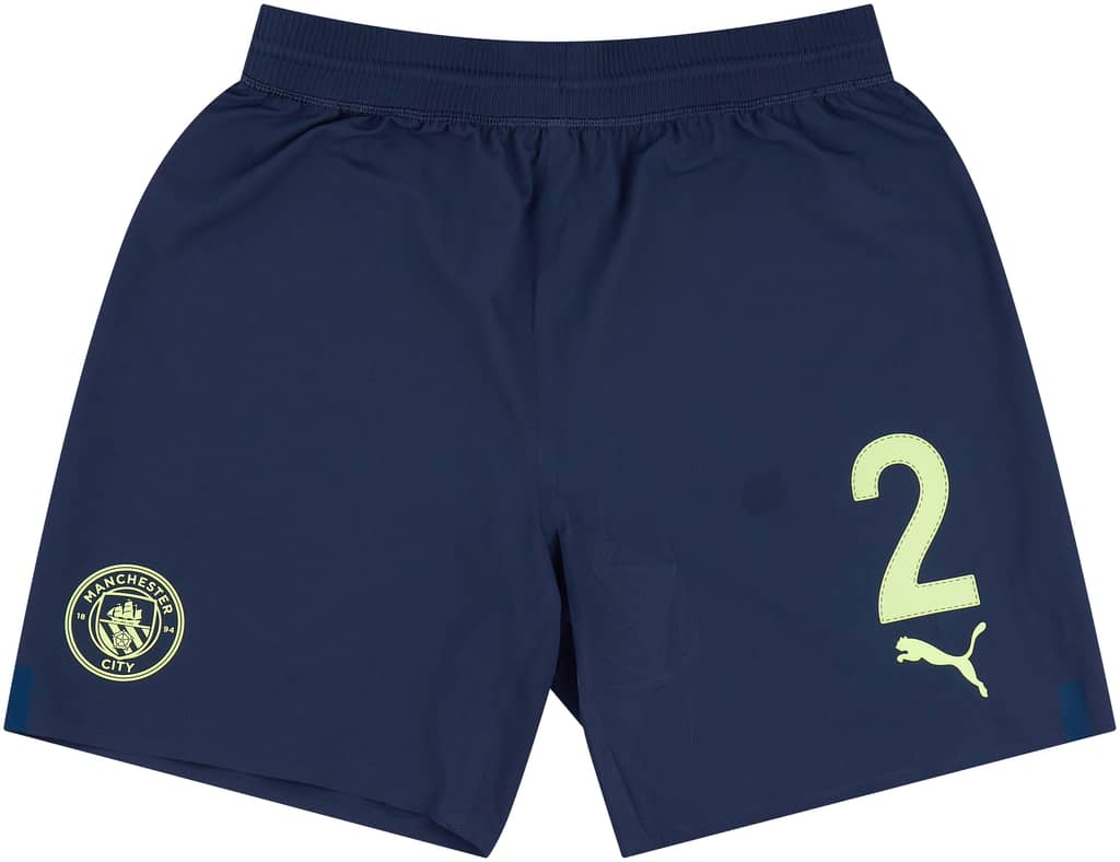 2022-23 Manchester City Player Issue Third Shorts # - 7/10