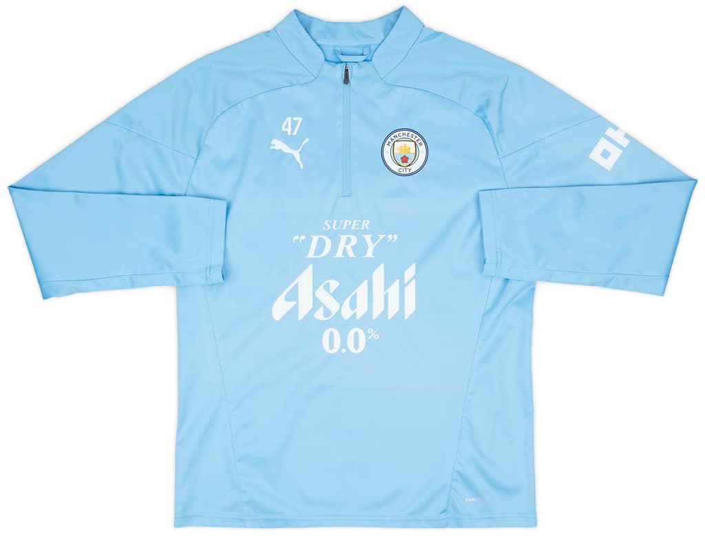 2023-24 Manchester City Player Issue 1/4 Zip Rain Top #47 (Foden) - 7/10 - (M)