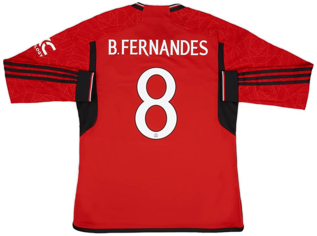 2023-24 Manchester United Home L/S Shirt B.Fernandes #8