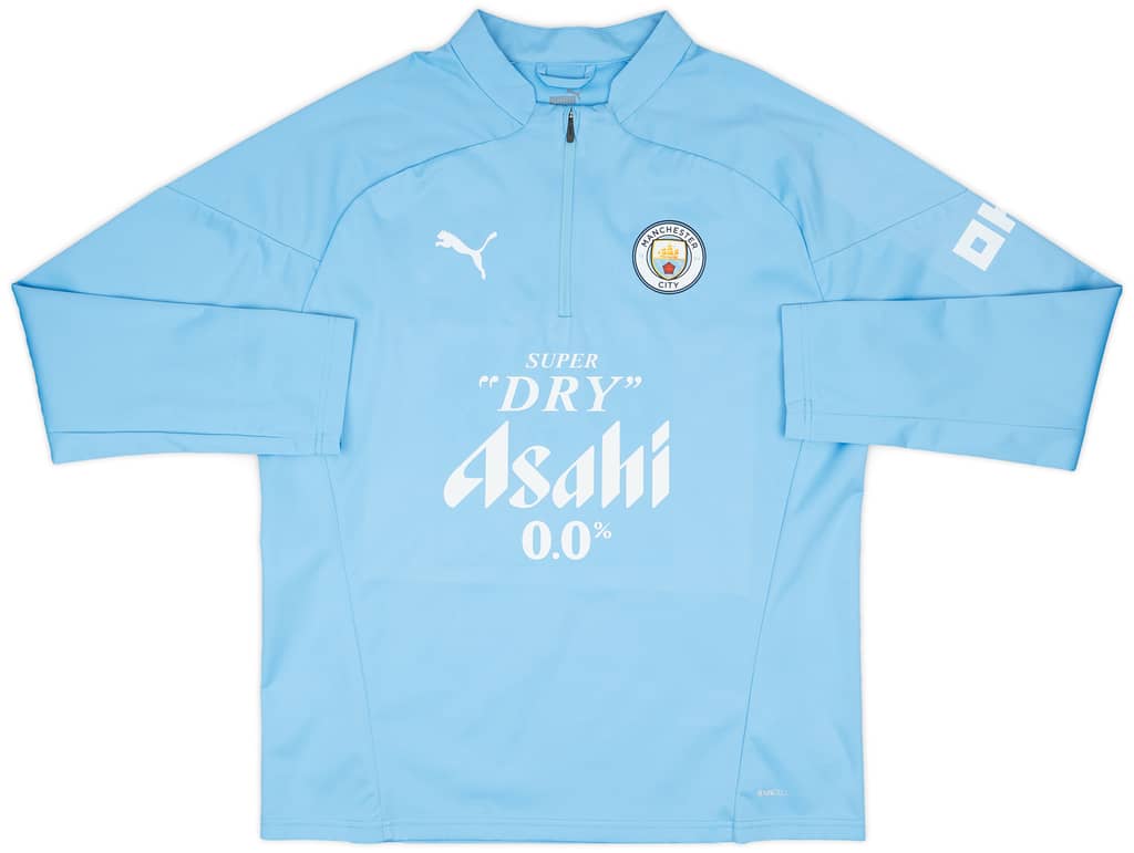 2023-24 Manchester City Player Issue 1/4 Zip Rain Top - As New - (S)