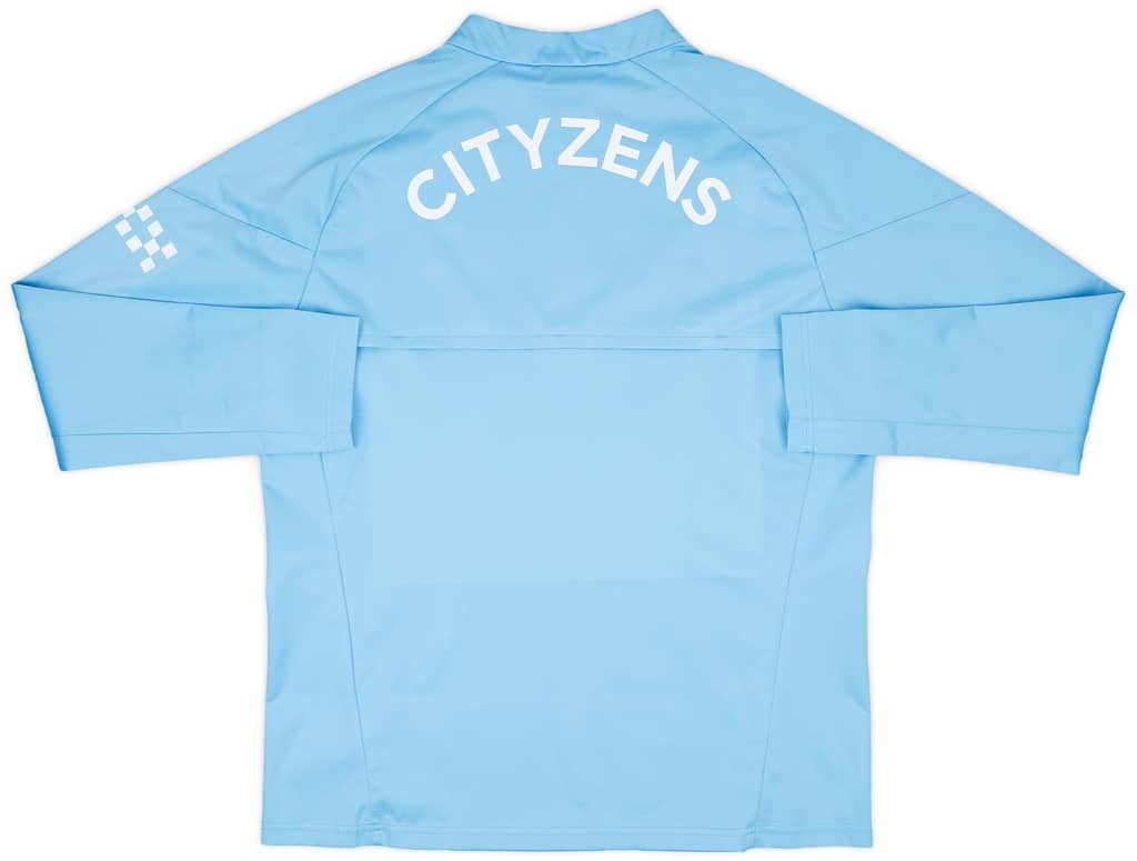2023-24 Manchester City Player Issue 1/4 Zip Rain Top - As New - (S)