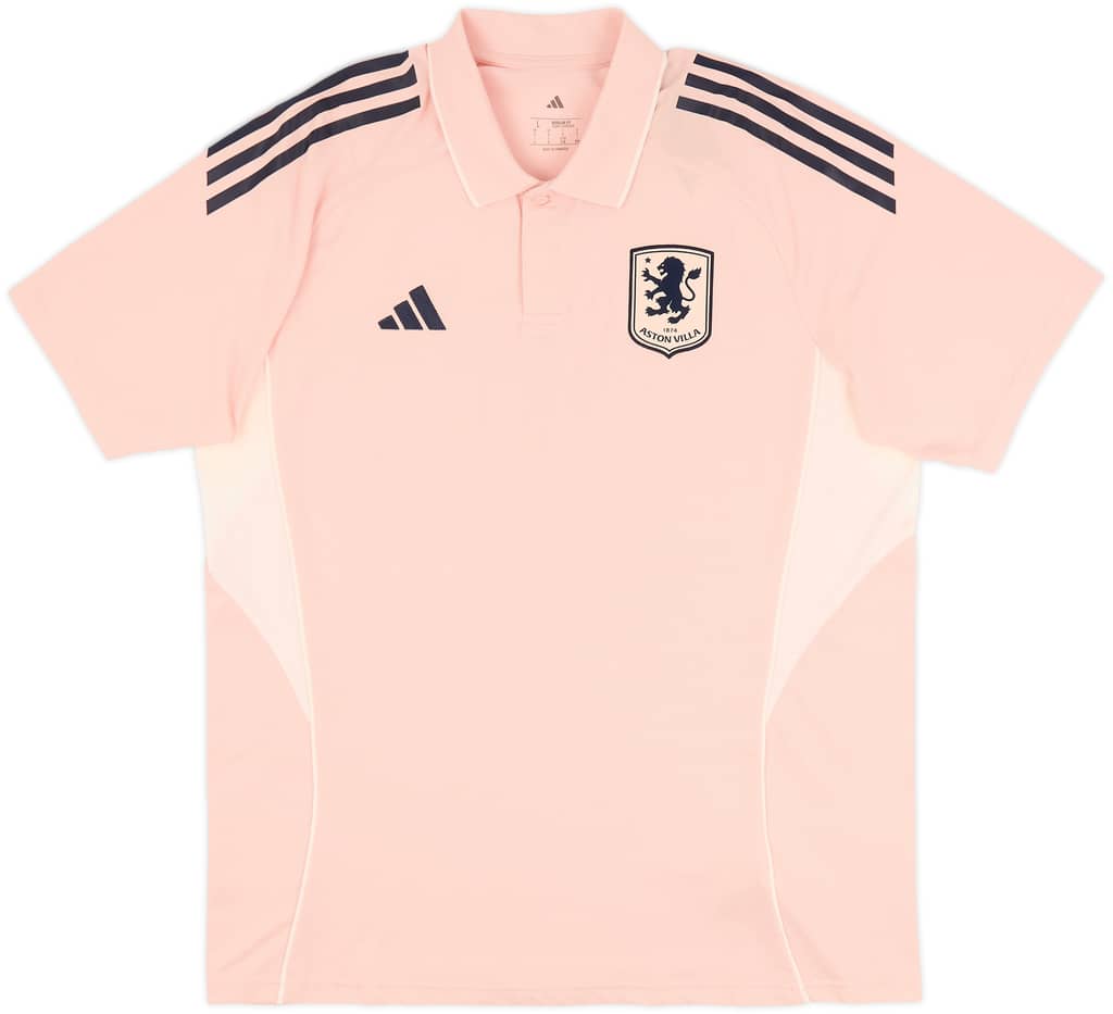 2025-26 Aston Villa adidas Polo T-Shirt