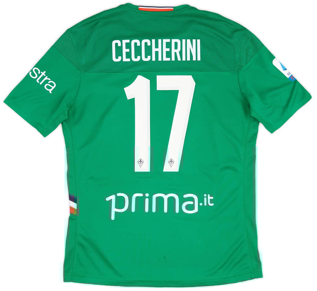 2019-20 Fiorentina Match Issue Third Shirt Ceccherini  #17 - As New - (L)