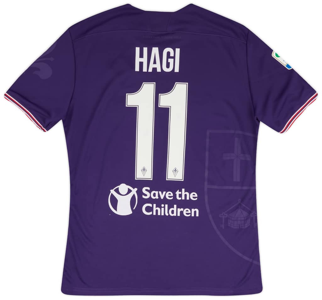 2017-18 Fiorentina Match Issue Home Shirt Hagi #11 - 7/10 - (L)