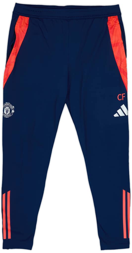 2024-25 Manchester United Staff Issue Training Pants/Bottoms #CF - 9/10 - (L)