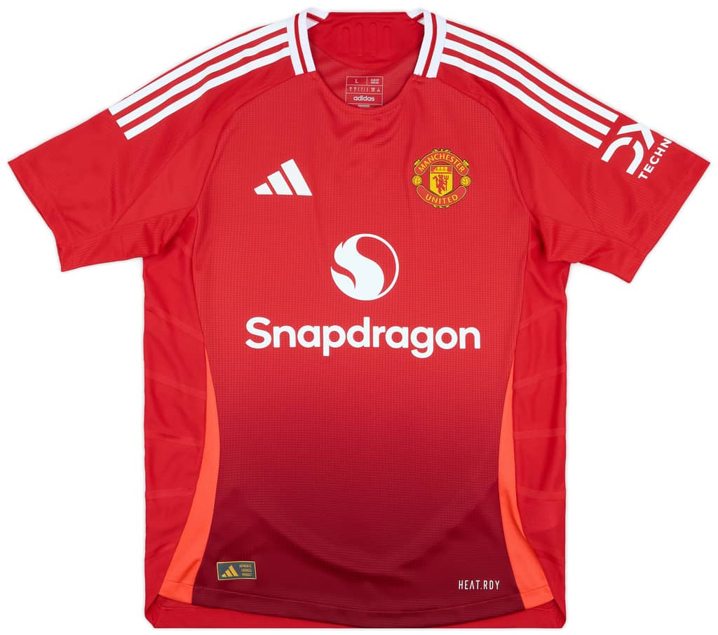 2024-25 Manchester United Player Issue Home Shirt - As New - (M)