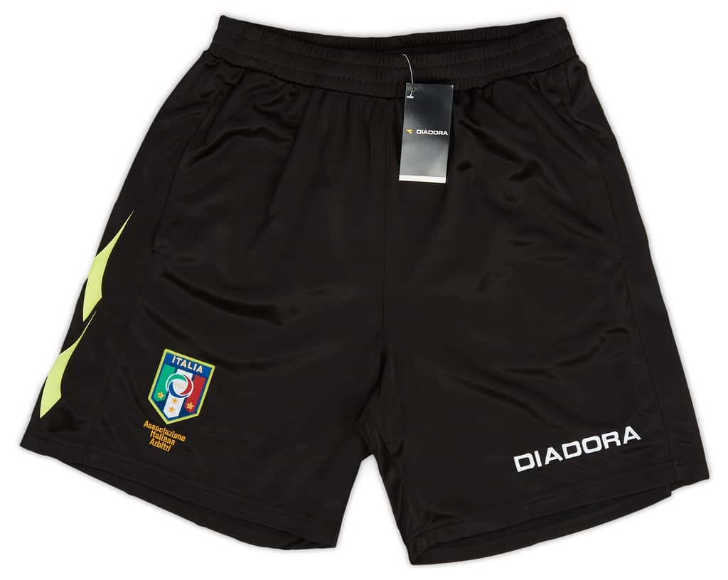 2015-16 Italy Diadora Referee Shorts - NEW