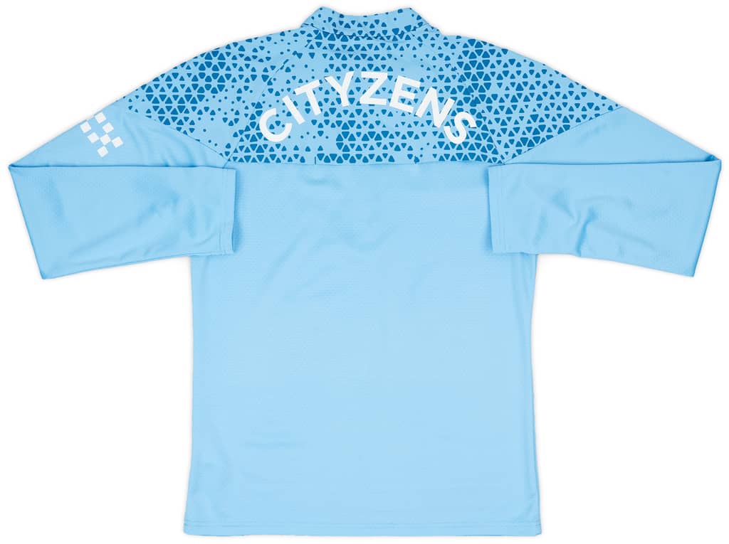 2023-24 Manchester City Player Issue 1/4 Zip Training Top #47 (Foden) - As New - (XL)