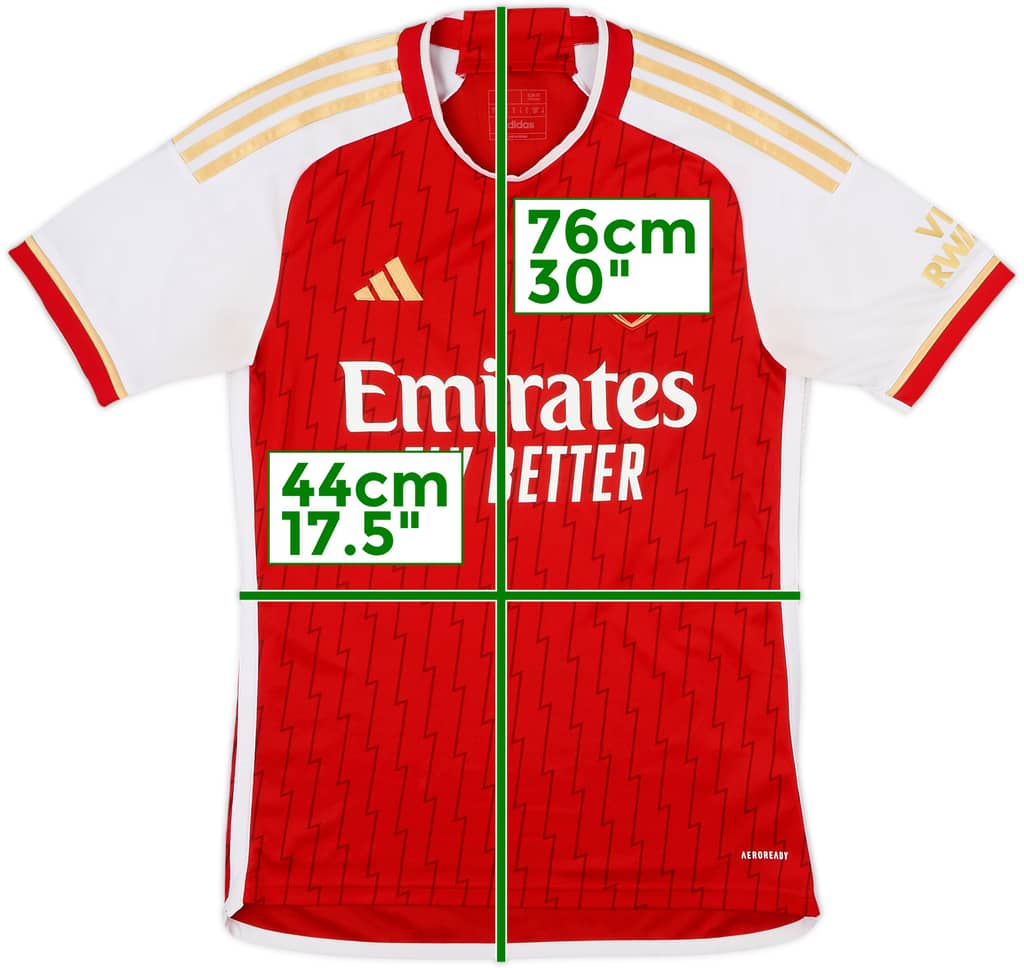 2023-24 Arsenal Home Shirt - 5/10 - (S)