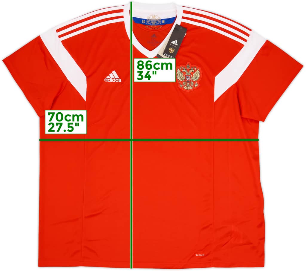 Camiseta de local de Rusia 2018-20 (3XL)