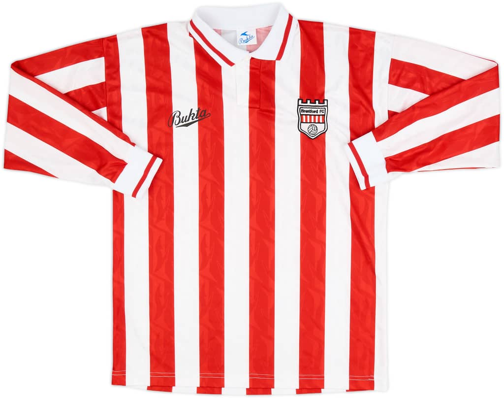 Camiseta Bukta Template de manga larga del Brentford de los 90 - 10/10 - (L)
