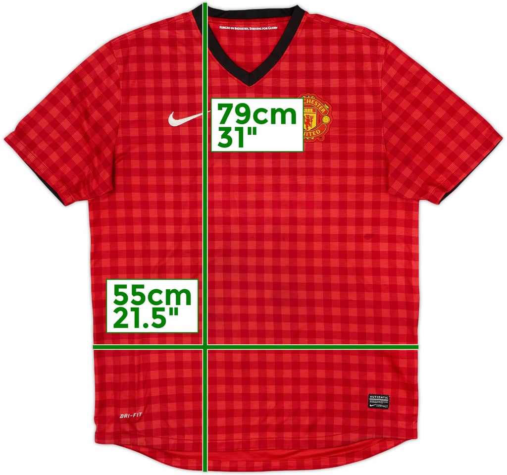 2012-13 Manchester United Home Shirt - 4/10 - (L)