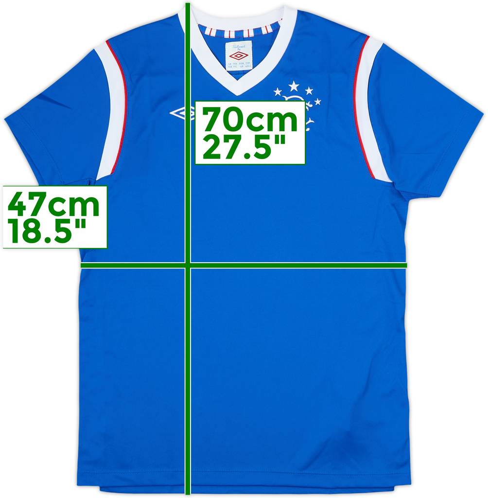 2011-12 Rangers Home Shirt - 9/10 - (XL.Boys)