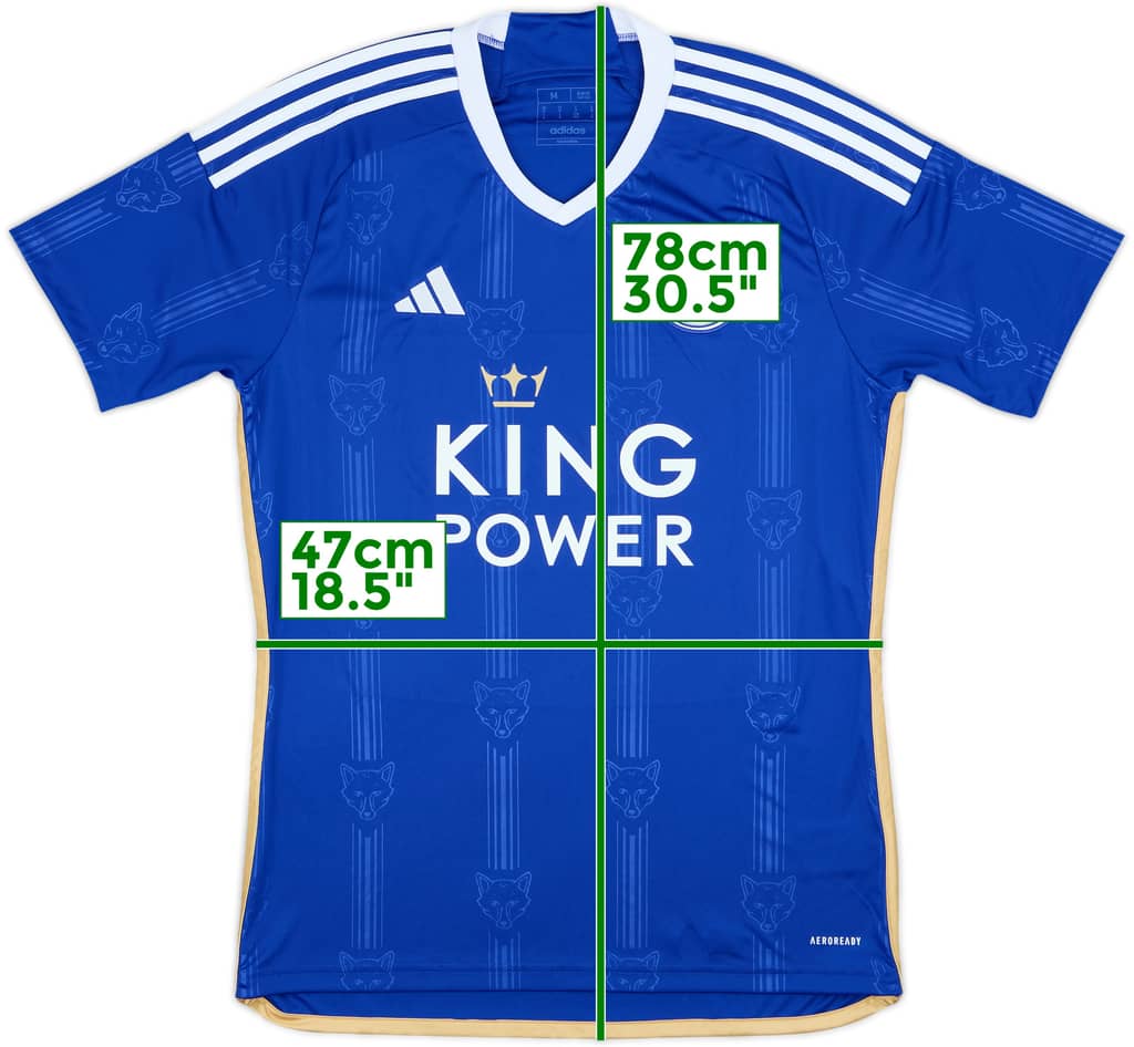 2023-24 Leicester Home Shirt - 10/10 - (M)