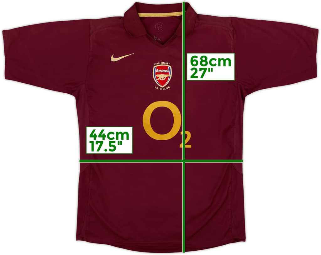 2005-06 Arsenal Home Shirt - 7/10 - (L.Boys)