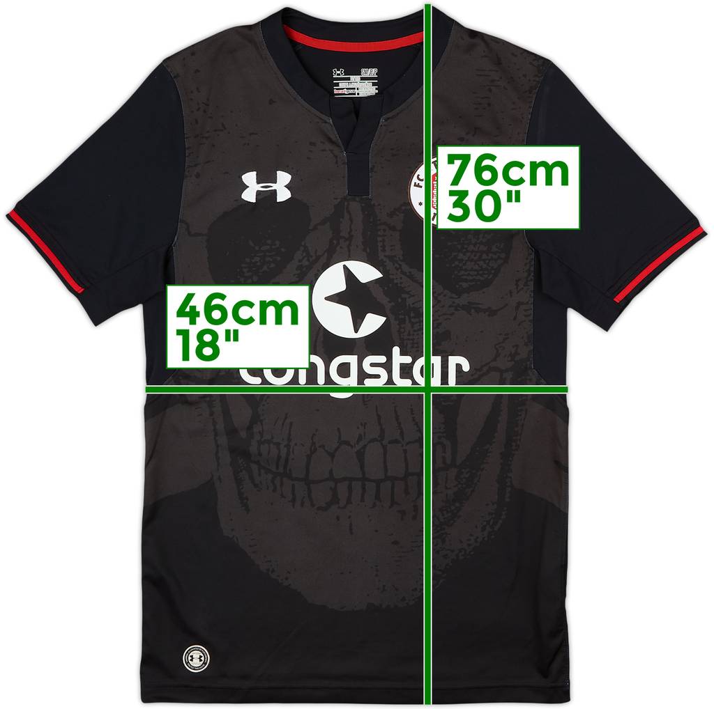 2016-17 St Pauli Third Shirt - 9/10 - (S)