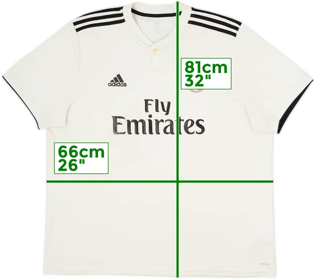 2018-19 Real Madrid Home Shirt - 5/10 - (XXL)
